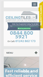 Mobile Screenshot of ceilingtilesuk.co.uk